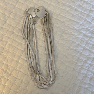 Chico’s Elegant Silver Multi-Strand Necklace